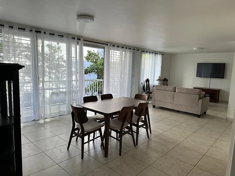 Living and dining space