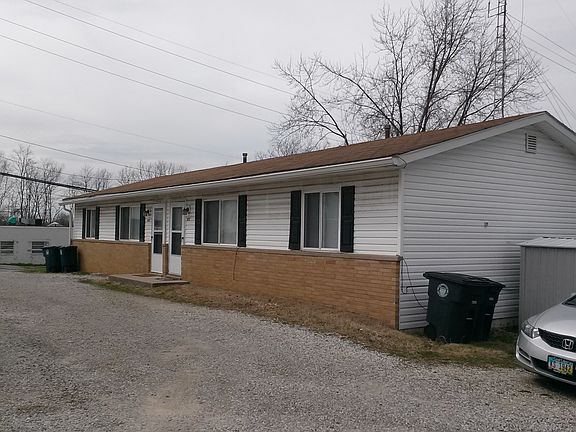 Front door shown from rear parking