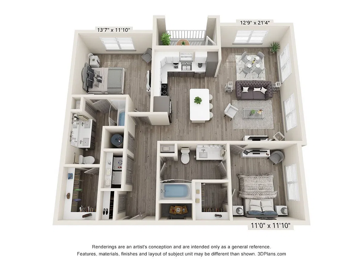 Floor plan B1