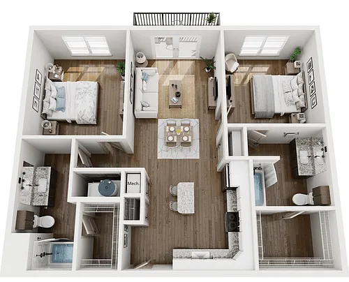 Floor plan B1