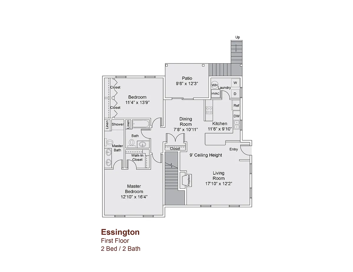 Floor plan Essington 1st Floor