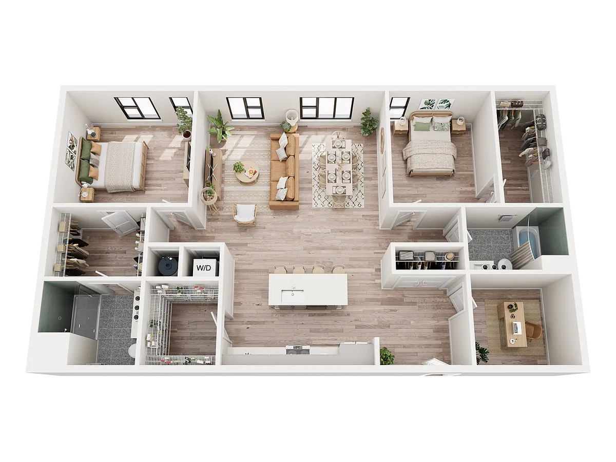 Floor plan Sanders with Den