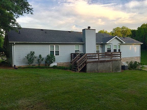 Deck overlooking farmland 