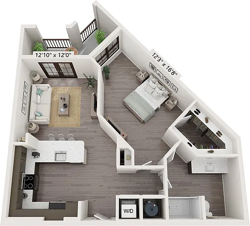 Floor plan A1C