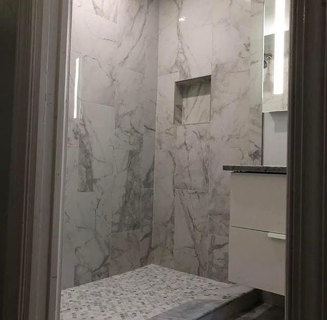 Marble shower