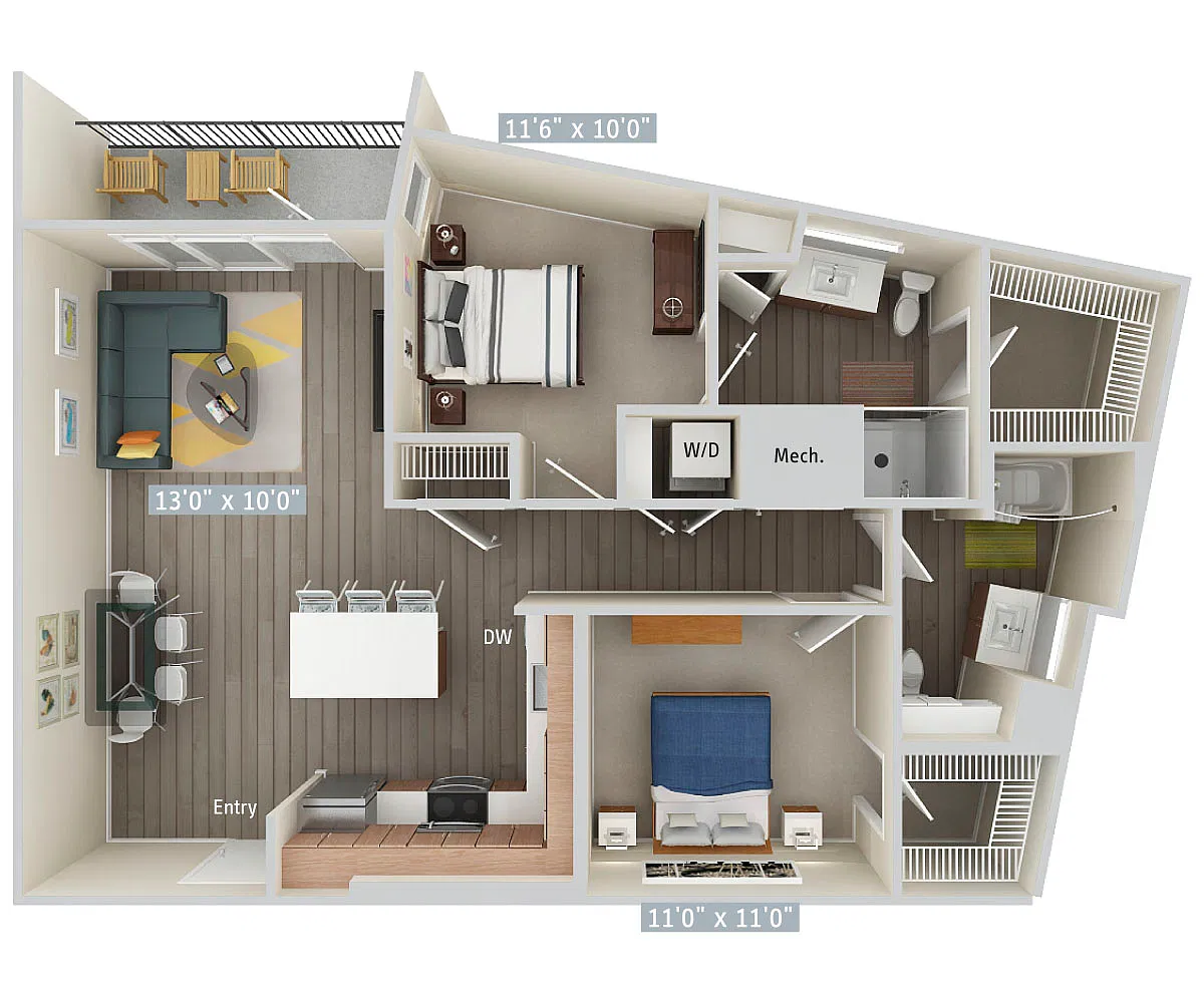 Floor plan B12-1037