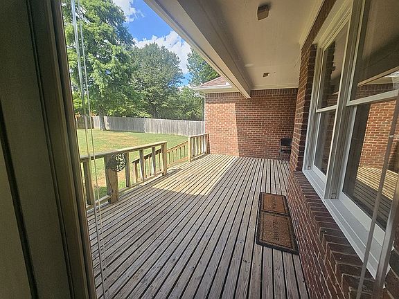 Large back deck