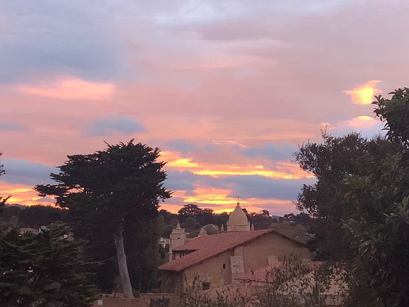 Sunrise over the Mission 