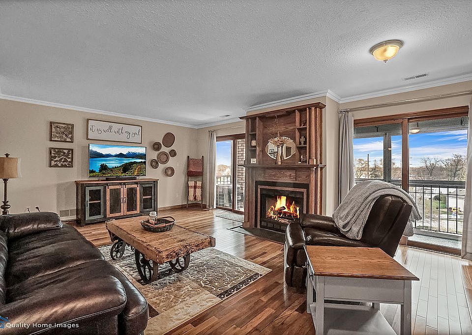 Main living area off kitchen