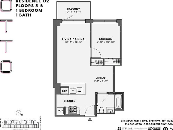 2nd image of 211 McGuinness Blvd APT 502