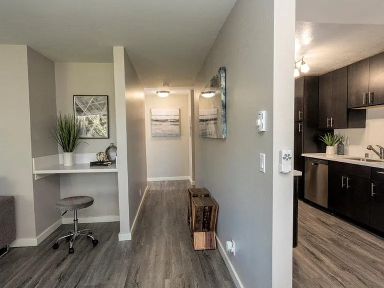Parkside Apartments hallway view