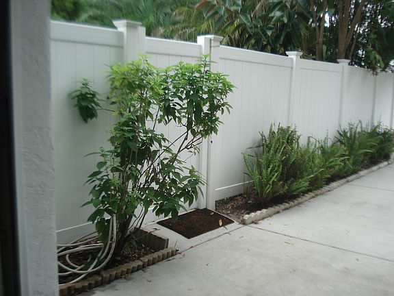 new fencing and driveway 