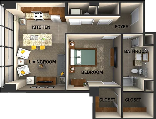Floor plan Suite Style B