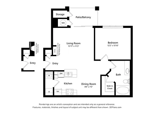Floor plan The Riviera