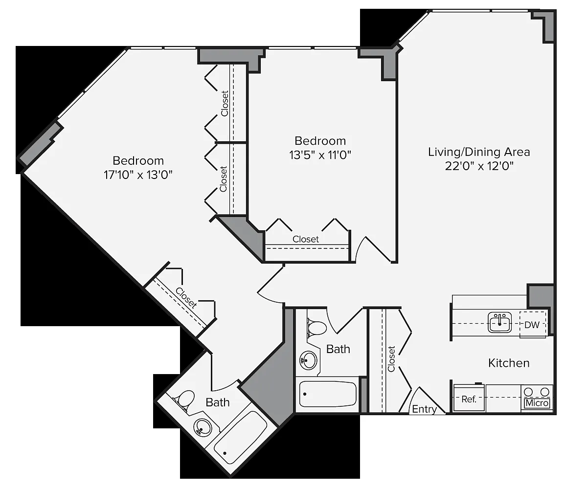 Floor plan B1-1057-Classic