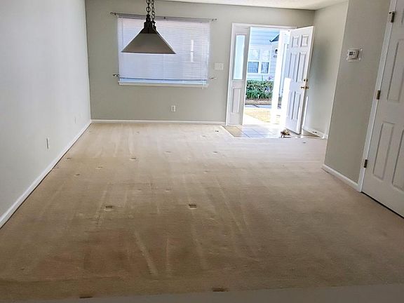 From kitchen facing living/dining room