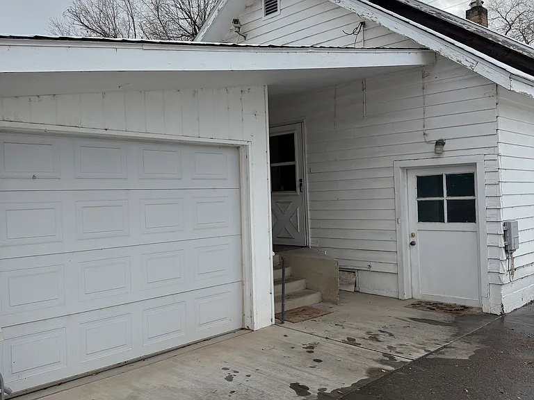 Garage and front of house