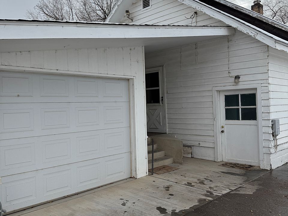 Garage and front of house