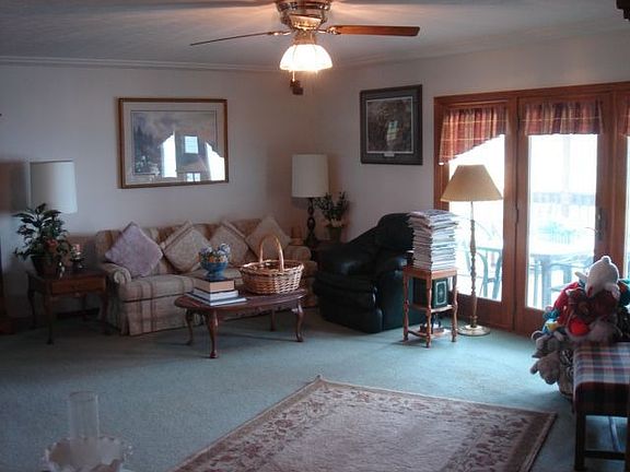 Bathing in pure, natural light is the inviting great room.