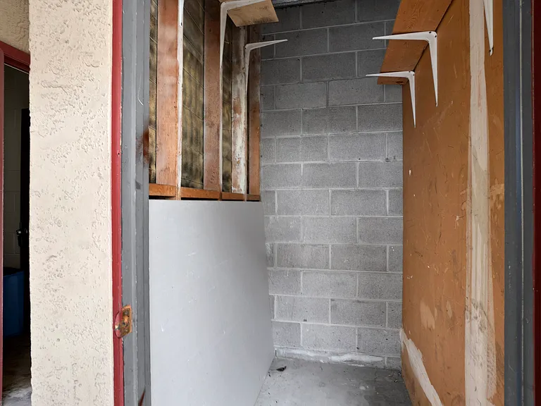 storage room on the first floor