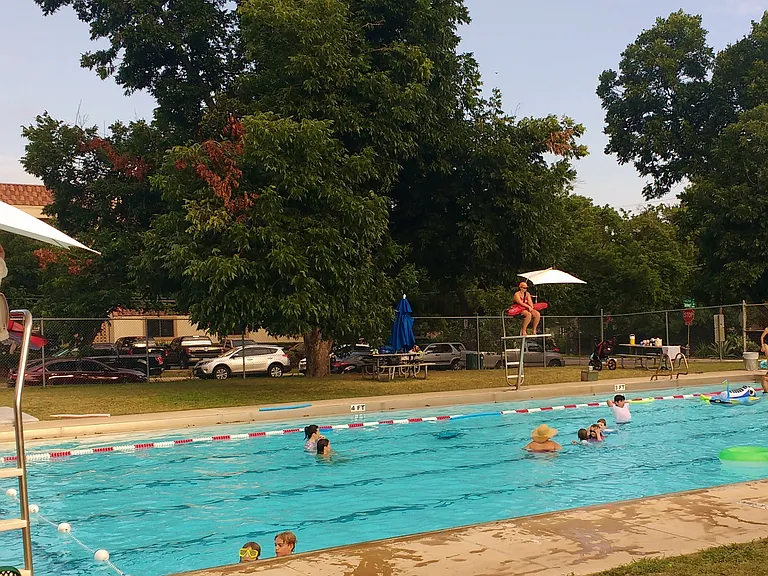 One of three pool within 15 minutes of the house, Ramsey Pool is adjacent to Ramsey Park featuring picnic areas, basketball and tennis courts, playscapes. Pool is open seasonally June to August dates.