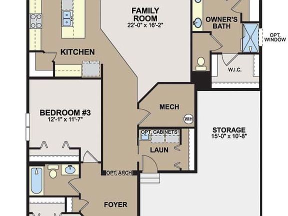 Willow 2-Car First Floor