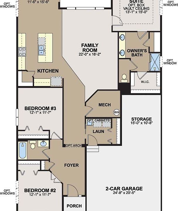 Willow 2-Car First Floor