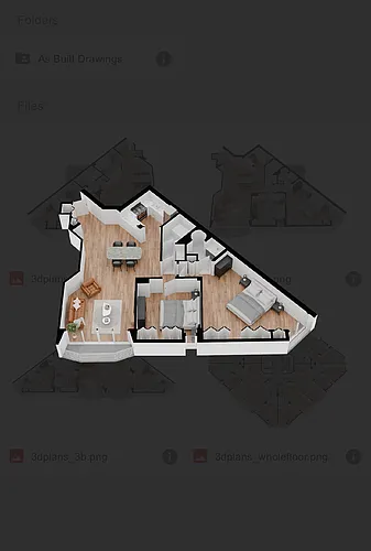 Floor plan 2 Bed 2 Bath