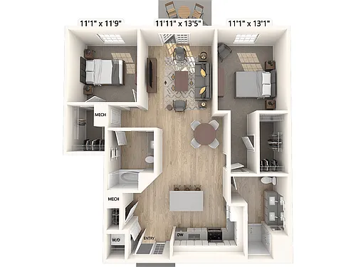 Floor plan B13