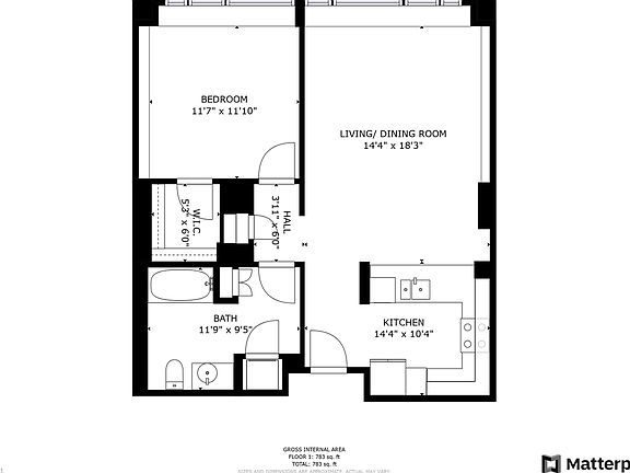 2nd image of 260 King St Unit 1413