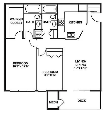Floor plan 2B