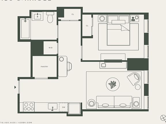 2nd image of 420 Carroll St #1008