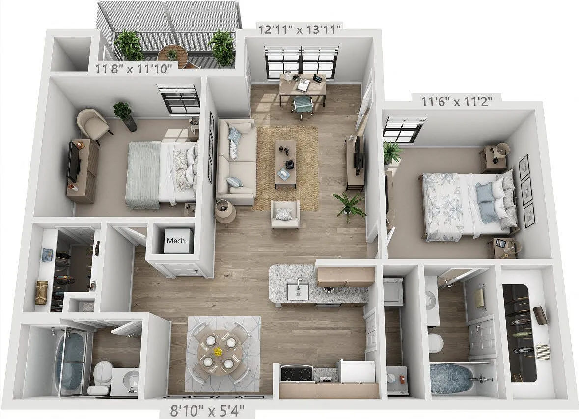 Floor plan B3