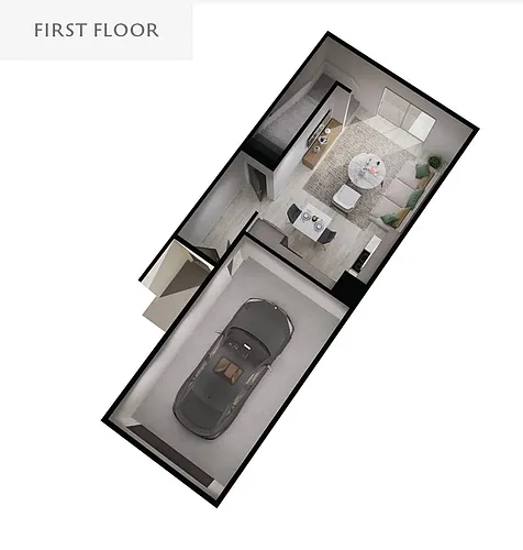Floor plan Sequoia 2-Bed w/Unfinished Basement