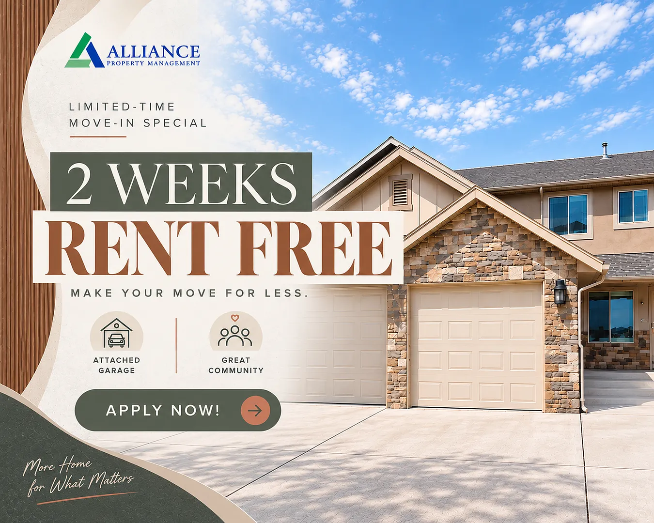Move-In Special! 3 Bed 2.5 Bath Townhome + Attached Garage | 2 Weeks Free — Photo 1