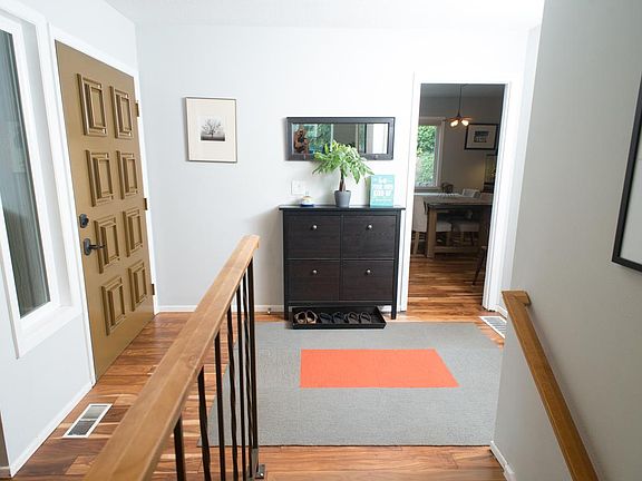 Entry and look into kitchen