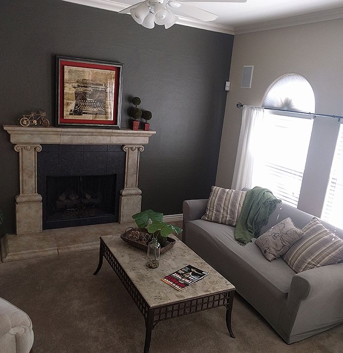 Living Room with Fireplace