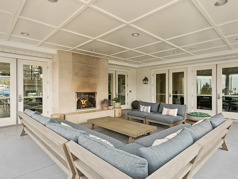 Enjoy evenings at the fire pit lounge