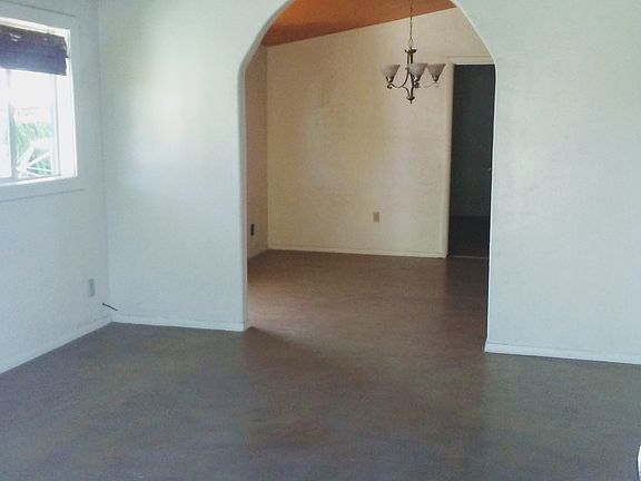 Living room into dining