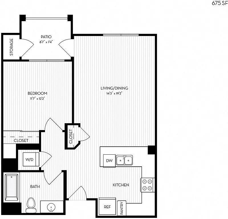 Floor plan Revela Floorplan 1-2A-1