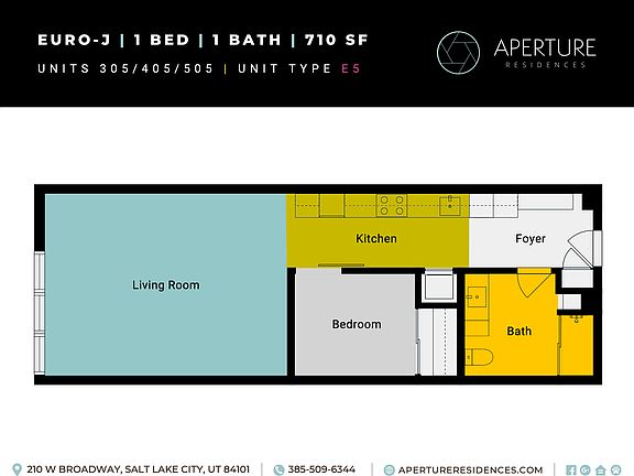 Units 305, 405, 505 Aperture - Floor Plan Inserts Units 305, 405, 505 Aperture - Floor Plan Inserts