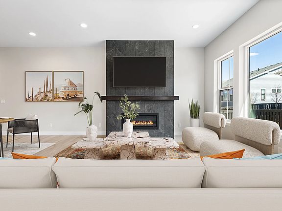 Homesite 4181 Great Room - Virtually Staged