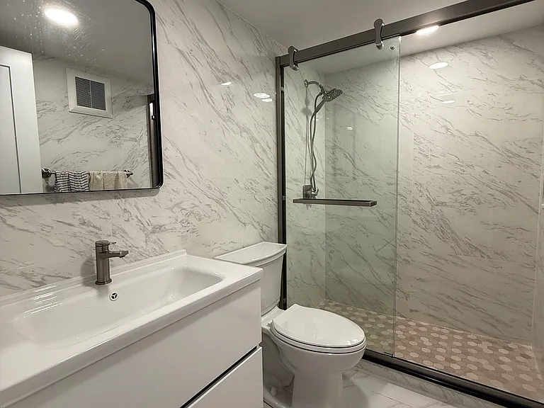 bathroom 2 on lower level