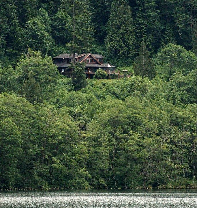 View of Inn from the lake