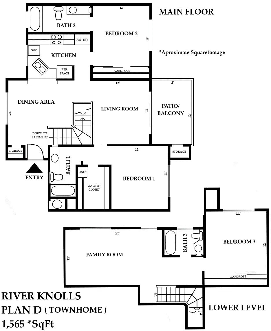 Floor plan Plan D
