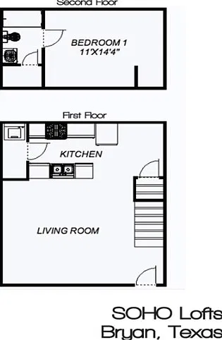 1 bed, 600 sqft, $950 — Photo 1