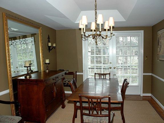 Dining room with access to deck