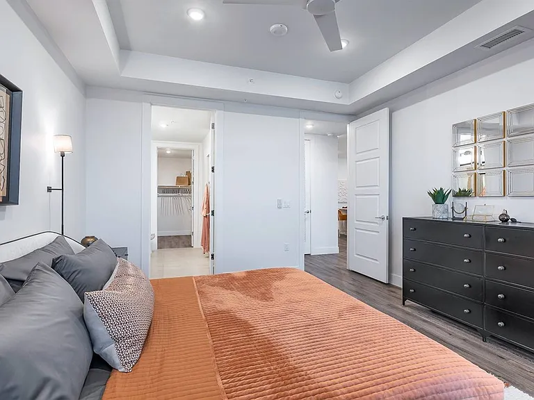 B3A Model Home: Bedroom with attached Bathroom