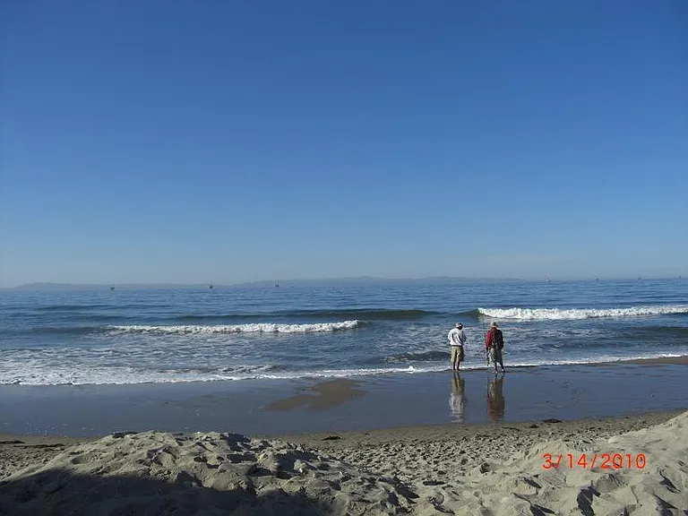 Early morning sunshine at the beach