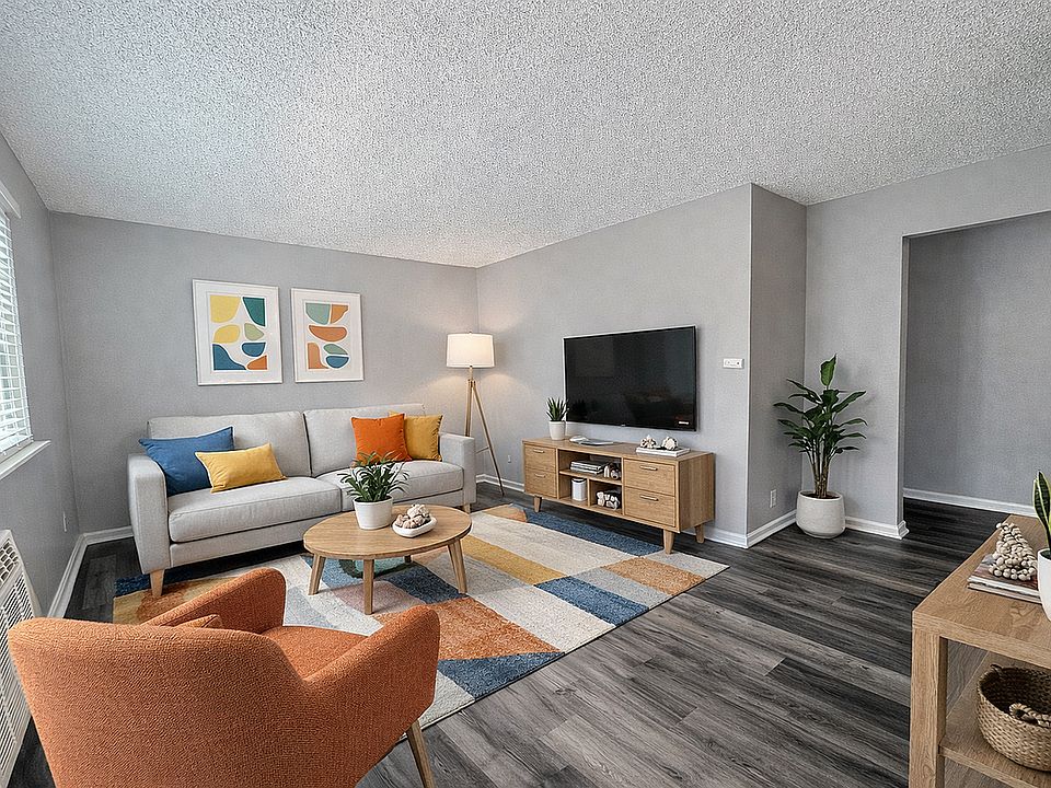 living room staged